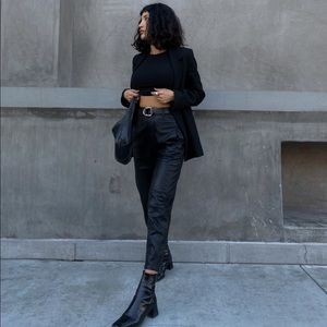 Zara Leather Pants